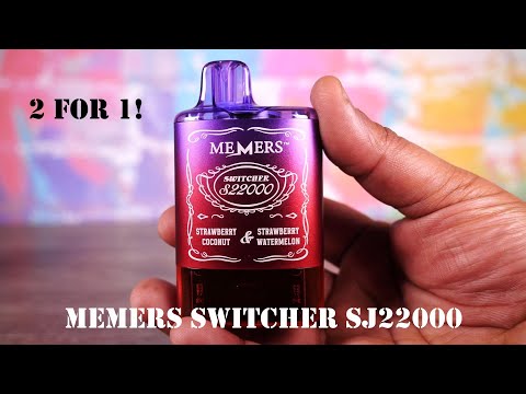 Two Flavors in 1 Vape! Memers Switcher SJ22000 Review! VapingwithTwisted420