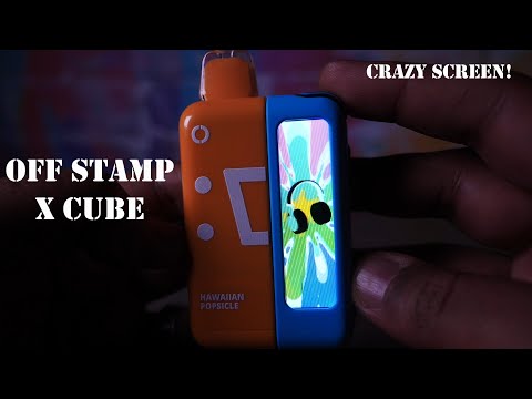 Coolest Screen in Vaping! Off Stamp X Cube Review! VapingwithTwisted420